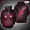 LUXURY Arizona Cardinals Fire Skull Gift For Fan 3D T Shirt Sweater Zip Hoodie