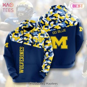 AVAILABLE American Football Michigan Wolverines 3D Hoodie Michigan Wolverines NCAA Gifts