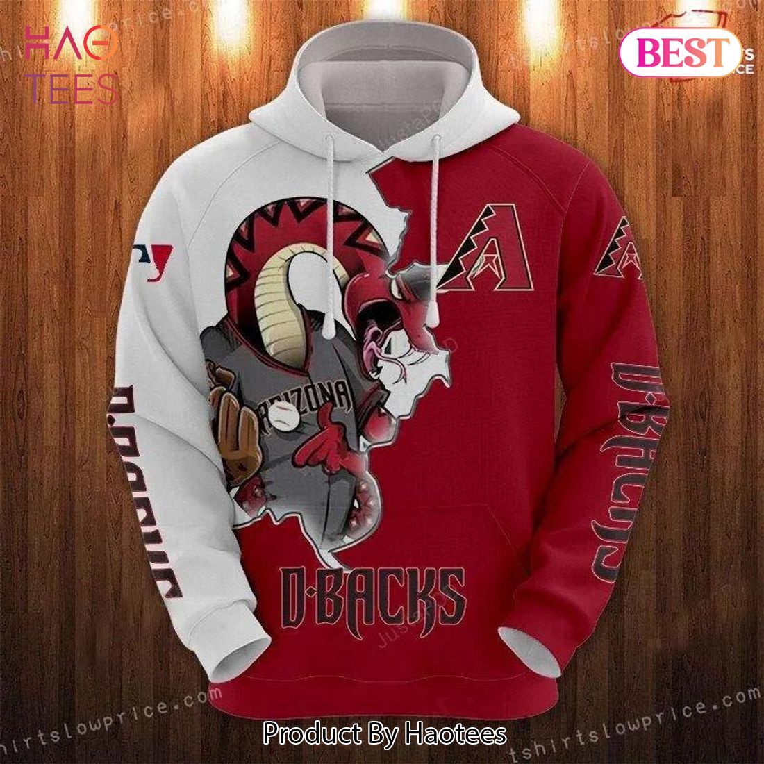 AVAILABLE Arizona Diamondbacks 3D Hoodie Zip Hoodie, MLB 3D Hoodie Zip Hoodie For Fan