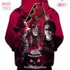 [AVAILABLE] Arizona Diamondbacks MLB Horror Halloween 3D Hoodie