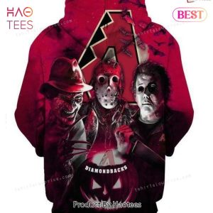 [AVAILABLE] Arizona Diamondbacks MLB Horror Halloween 3D Hoodie