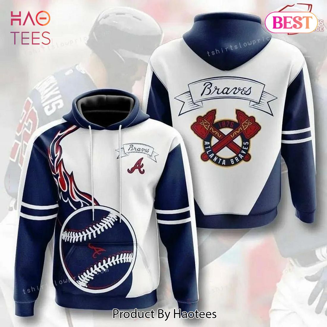 AVAILABLE Atlanta Braves 3D Hoodie For MLB Fans AVAILABLE Atlanta Braves 3D Hoodie For MLB Fans