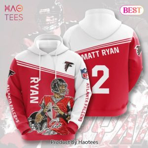 AVAILABLE Atlanta Falcons 2 Matt Ryan Signature 3D Hoodie