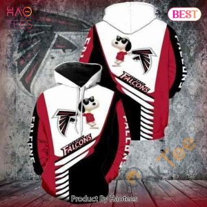 AVAILABLE Atlanta Falcons Snoopy 3D Hoodie Atlanta Falcons Fathers Day Gifts