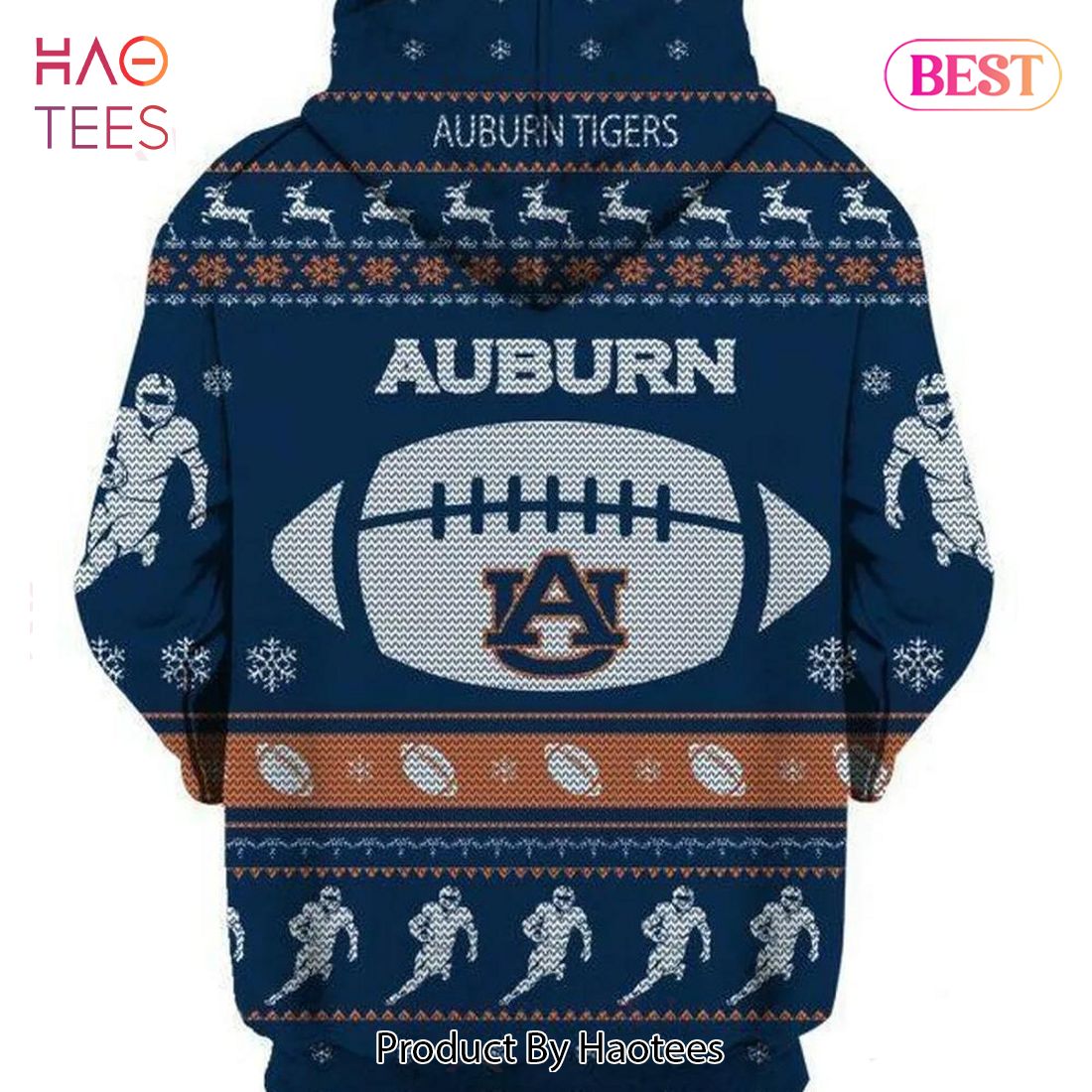 [AVAILABLE] Auburn Tigers Christmas For Fan 3D Hoodie Auburn Tigers Fan Gift Ideas