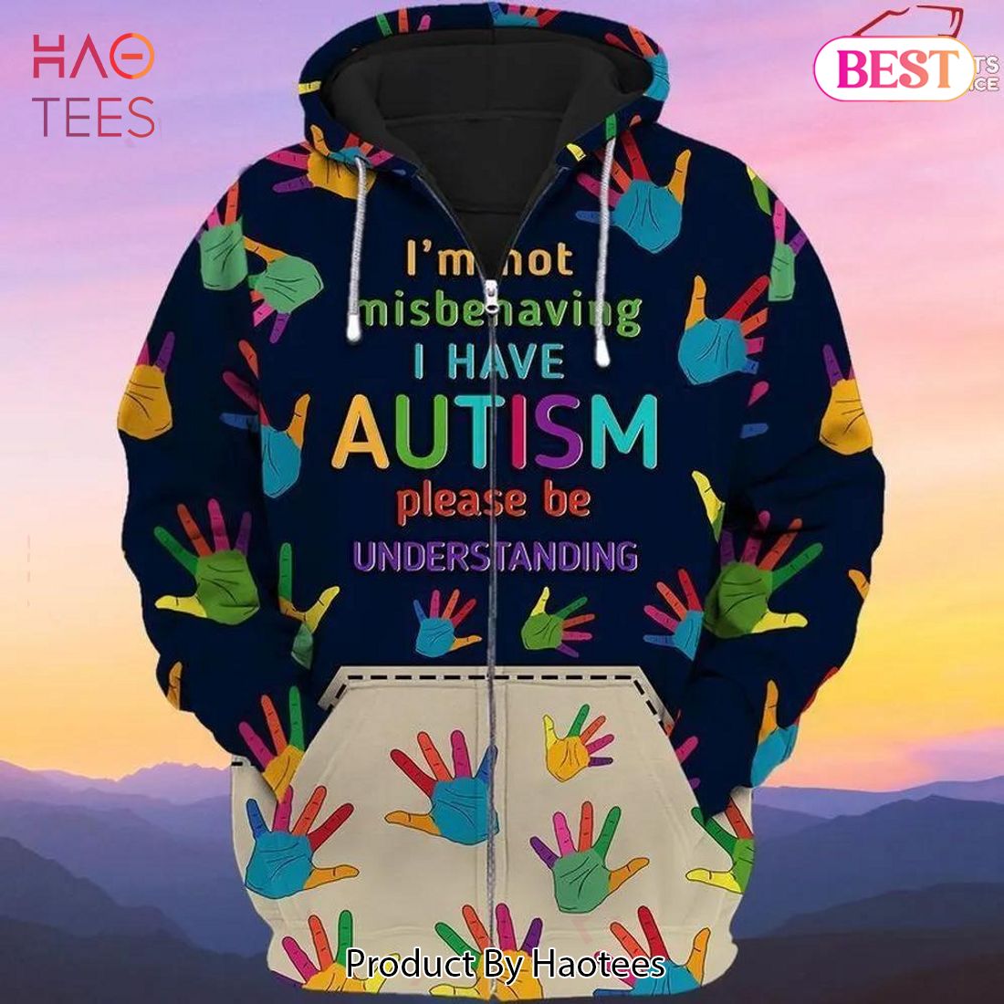 [AVAILABLE] Autism Awareness I Am Not Misbehaving I Have Autism Please Be Understanding 3D Hoodie