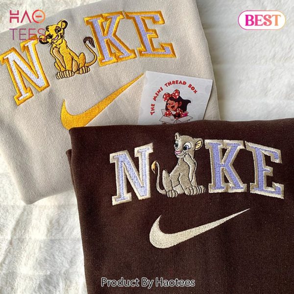 AVAILABLE Nike Mix Baby Lion Love Matching Set Embroidered Hoodie, Sweatshirt