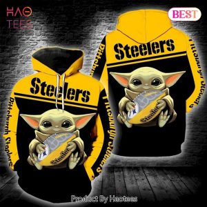 AVAILABLE Baby Yoda Lovers Pittsburgh Steelers 3D Hoodie