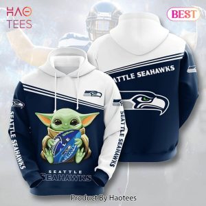 [AVAILABLE] Baby Yoda Seattle Seahawks Gift For Fan 3D Hoodie