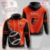 AVAILABLE Baltimore Orioles Hoodie 3D Fire Ball Custom