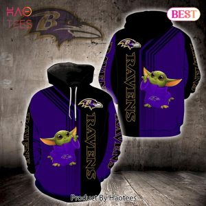 [AVAILABLE] Baltimore Ravens Yoda 3D Hoodie Baltimore Ravens Fan Gift Ideas