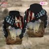 [AVAILABLE] Brahman Cattle Us Flaged 3D Hoodie