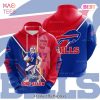 TRENDING Atlanta Falcons Logo Shapes Skull 3D Hoodie