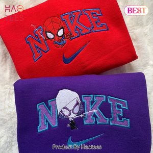 AVAILABLE Nike Mix Chibi Spider Heros Matching Set Embroidered Hoodie, Sweatshirt