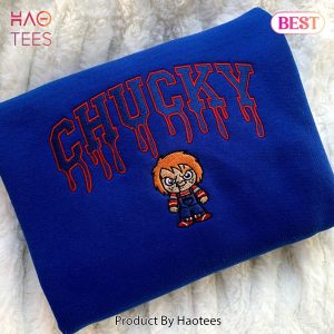[AVAILABLE] Chuck Character Melt Embroidered Hoodie, Sweatshirt