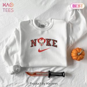 AVAILABLE Nike Mix Clown Brand Embroidered Hoodie, Sweatshirt