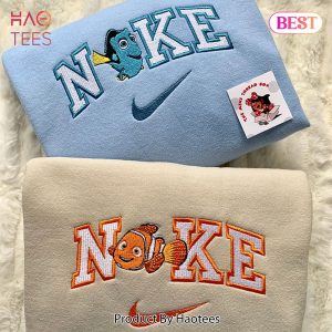 AVAILABLE Fish Friends Matching Set Embroidered Hoodie, Sweatshirt