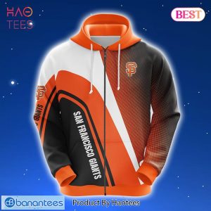 [AVAILABLE] San Francisco Giants MLB Orange 3D Hoodie Zip Hoodie