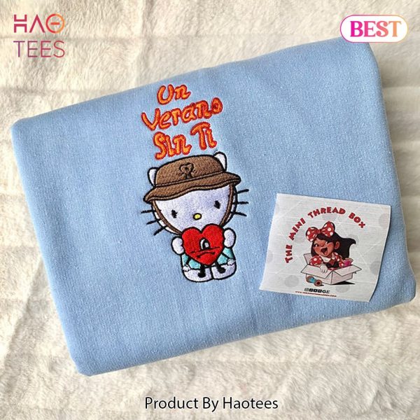 [AVAILABLE] Un Verano Kitty Embroidered Hoodie, Sweatshirt