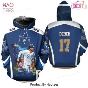 BEST 17 Hunter Dozier Kansas City Royals 3D Hoodie