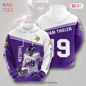 [BEST] Adam Thielen Minnesota Vikings Full Printing 3D Hoodie
