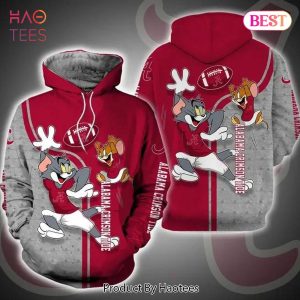 [BEST] Alabama Crimson Tide Ft. Tom and Jerry 3D Hoodie Alabama Crimson Tide