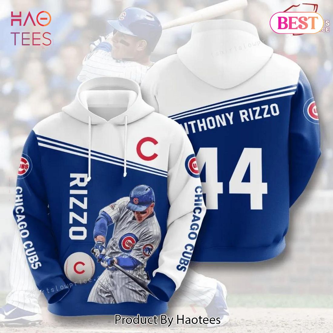 [BEST] Anthony Rizzo Chicago Cubs Chicago Cubs 3D Hoodie