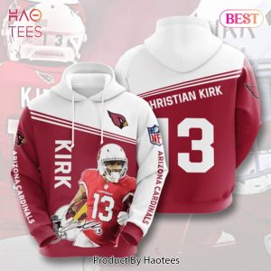 [BEST] Arizona Cardinals 13 Christian Krik Signature 3D Hoodie