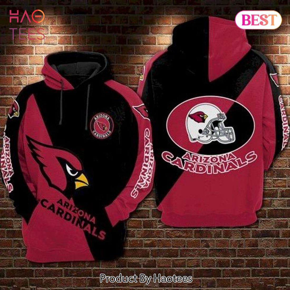 [BEST] Arizona Cardinals Football Bird 3D Hoodie