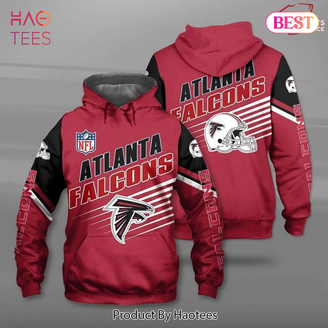 BEST Atlanta Falcons Men’s Hoodie Workout Sweatshirt Casual 3D Hooded