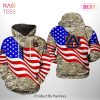 BEST Auburn Tigers Flag American Camo Veteran 3D Hoodie NCAA Cheer Gifts