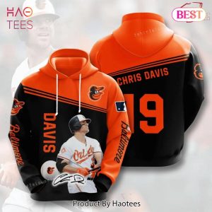 [BEST] Baltimore Orioles Chris Davis 19 3D Hoodie