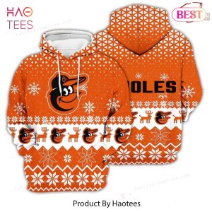 BEST Baltimore Orioles Sports Football American Ugly Christmas 3D Hoodie