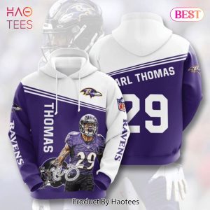 [BEST] Baltimore Ravens 29 Thomas Signature 3D Hoodie
