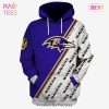 [BEST] Baltimore Ravens Logo Many Logo Ravens 3D Hoodie
