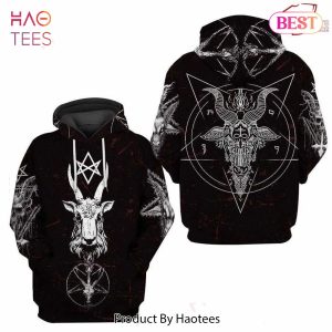 [BEST] Baphomet Goat Head Satanic 3D Hoodie For Men For Womened Hoodie