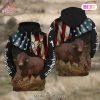 [BEST] Beefmaster Cattle Us Flaged 3D Hoodie
