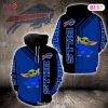 [BEST] Buffalo Bills Many Logo Red Background 3D Hoodie