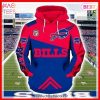 BEST Buffalo Bills Red Blue 3D Hoodie Buffalo Bills