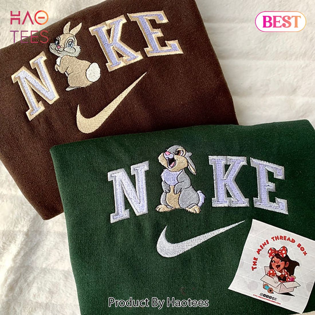 [BEST] Nike Mix Bunny Love Matching Set Embroidered Hoodie, Sweatshirt Luxury Store