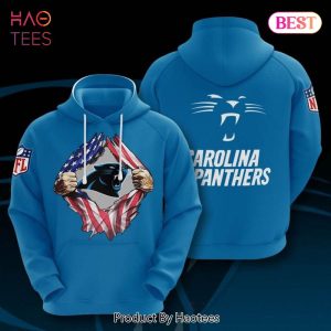 [BEST] Carolina Panthers American Flag 3D Hoodie