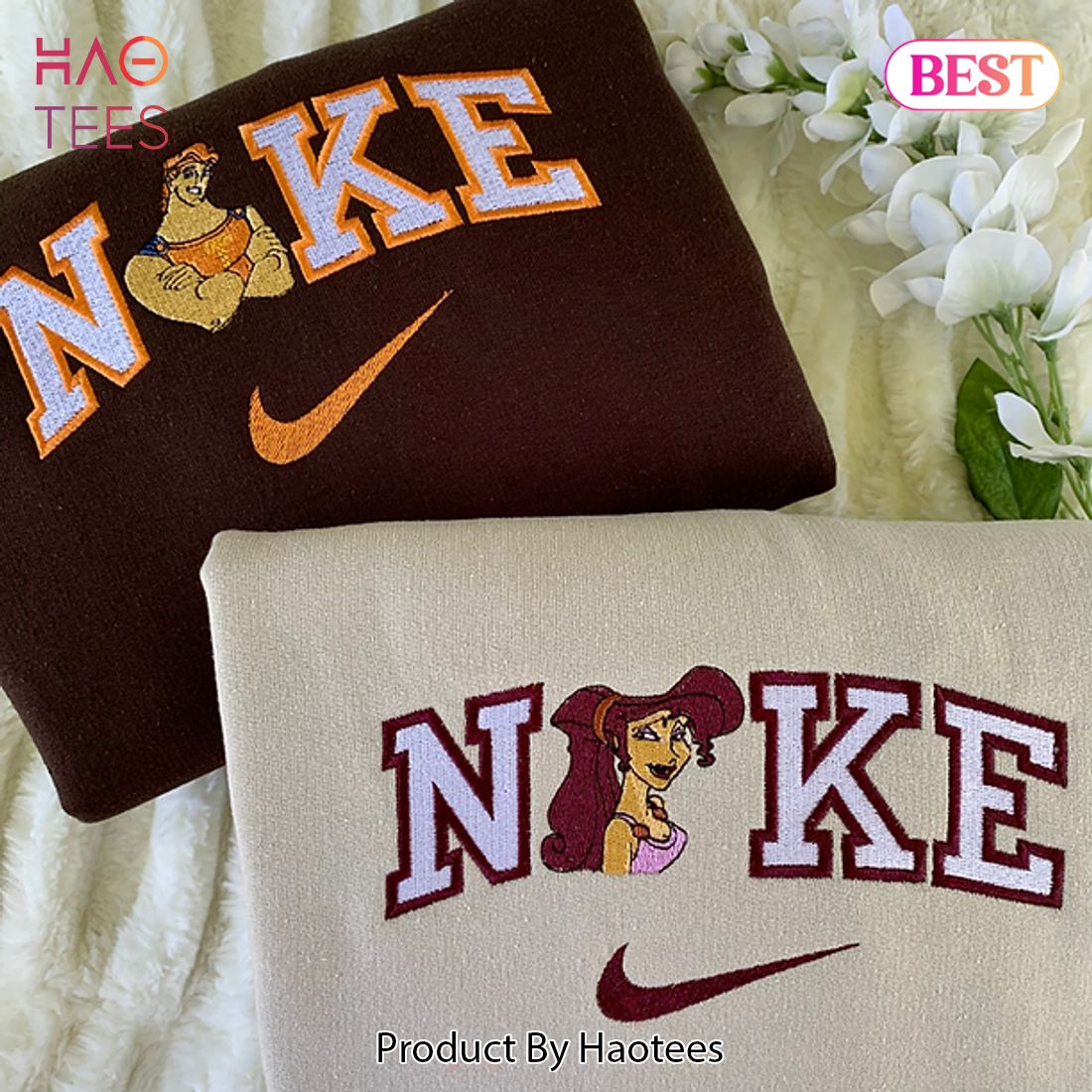 [BEST] Nike MixGod & Goddess Love Matching Set Embroidered Hoodie, Sweatshirt Luxury Store