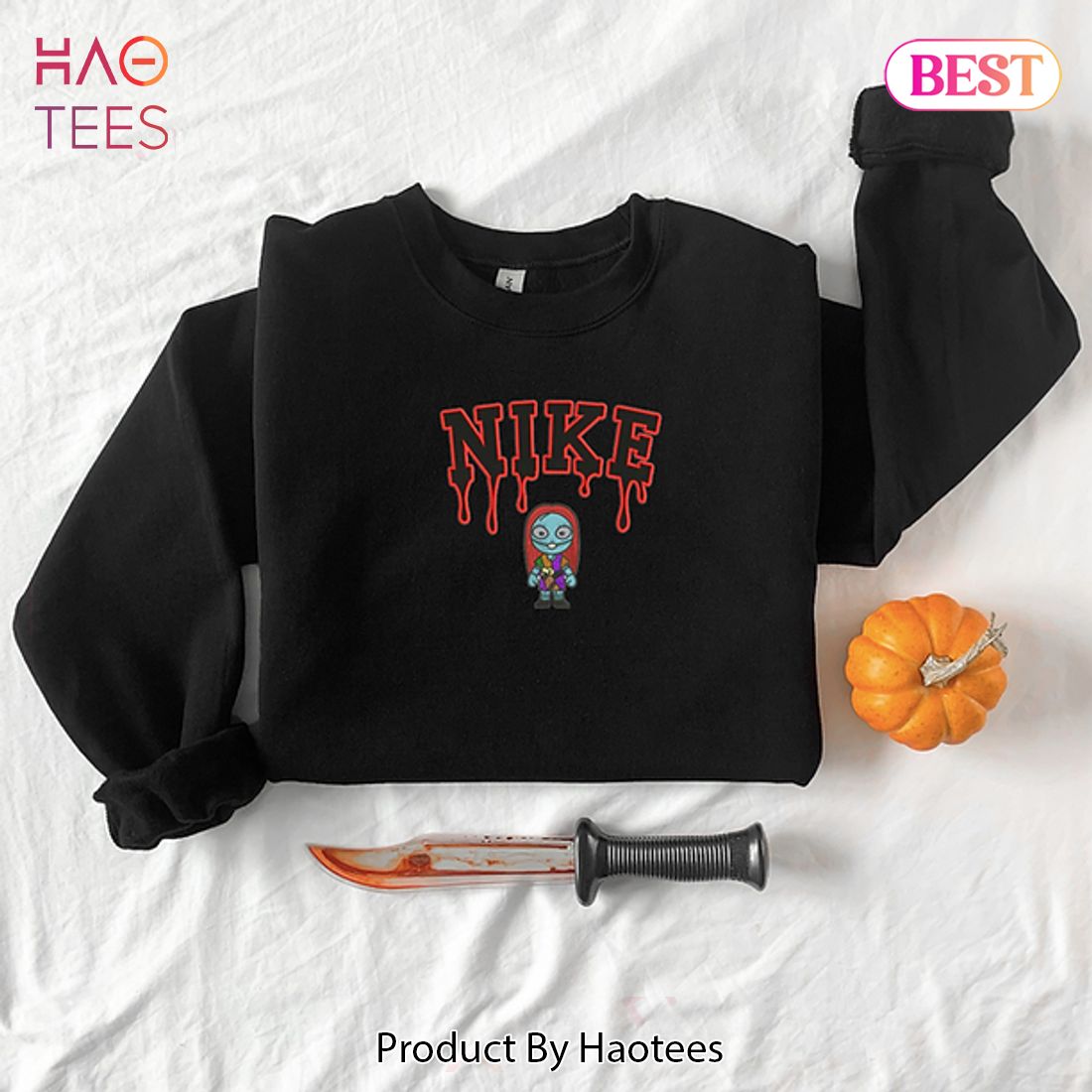BEST Sally Brand Melt Embroidered Hoodie, Sweatshirt