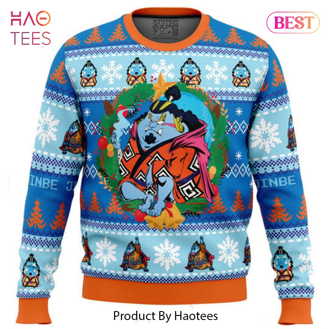Christmas Jinbe One Piece Ugly Christmas Sweater Christmas Jinbe One Piece Ugly Christmas Sweater
