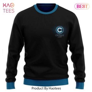 Dragon Ball Z Capsule Corp Logo Xmas Sweater Dragon Ball Z Capsule Corp Logo Xmas Sweater