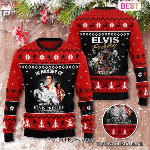 Elvis Presley Thank You For The Memories Ugly Sweater