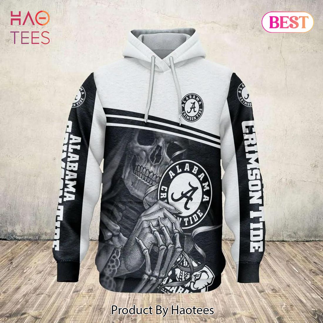 HOT Alabama Crimson Tide Skull Death 3D Hoodie Alabama Crimson Tide NCAA Gifts HOT Alabama Crimson Tide Skull Death 3D Hoodie Alabama Crimson Tide NCAA Gifts