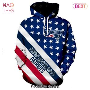 HOT American Flag New England Patriots 3D Hoodie