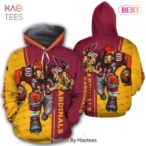 HOT Arizona Cardinals Football Mascot Ultra Cool 3D Hoodie