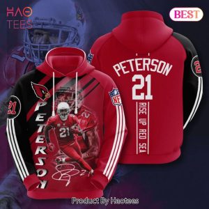 HOT Arizona Cardinals No21 Patrick Peterson 3D Hoodie